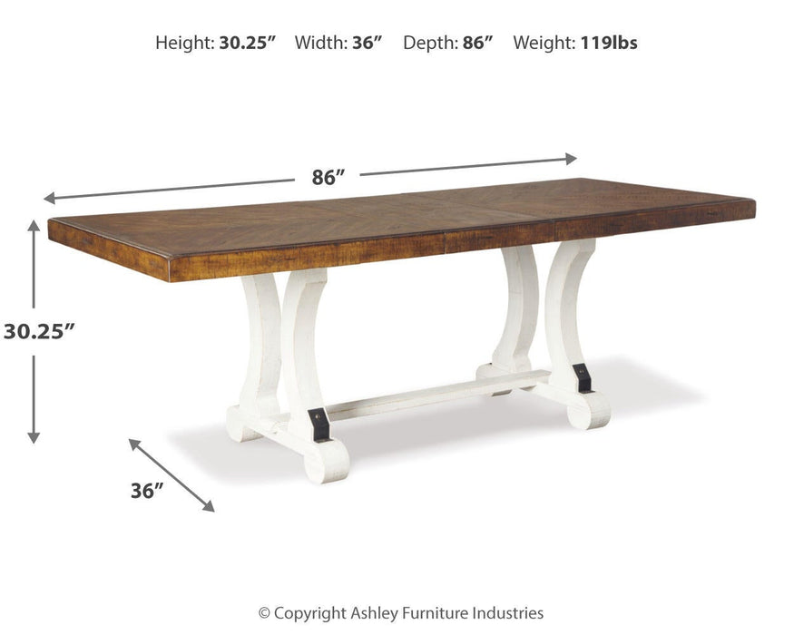 Valebeck Rectangular Dining Room Table - alternate view 11