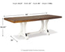 Valebeck Rectangular Dining Room Table - alternate view 11