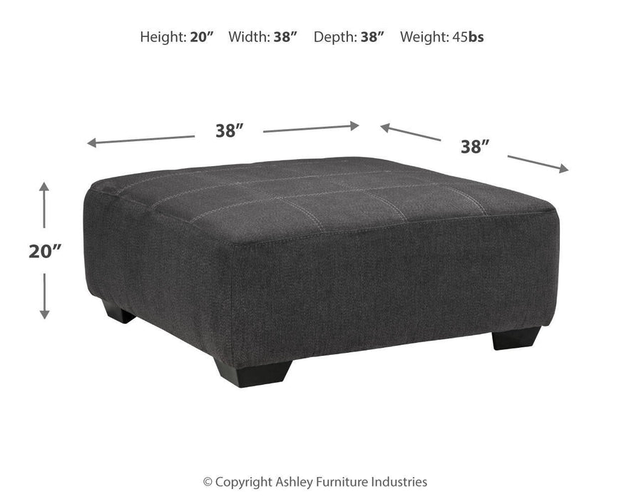 Ambee Oversized Accent Ottoman - alternate view 3