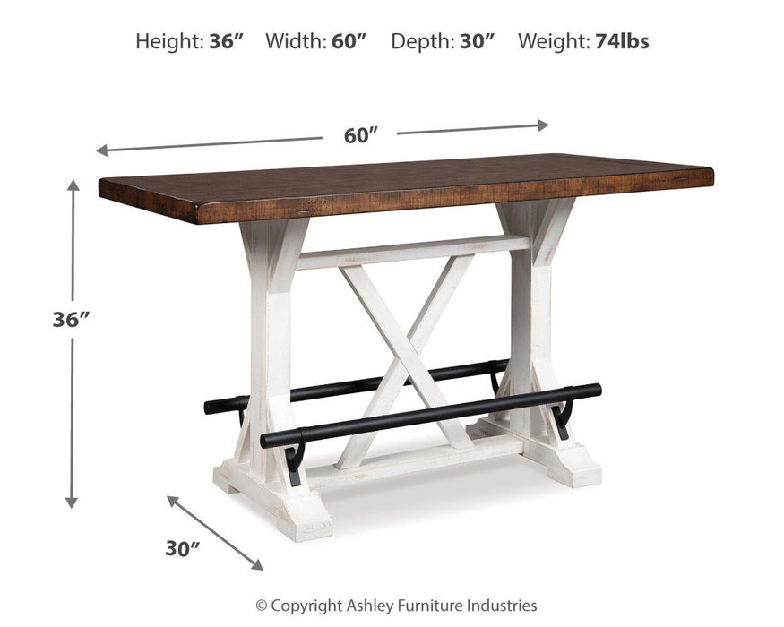 Valebeck RECT Dining Room Counter Table - alternate view 6
