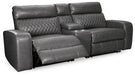 Samperstone 3-Piece Power Reclining Sectional Loveseat - alternate view 2