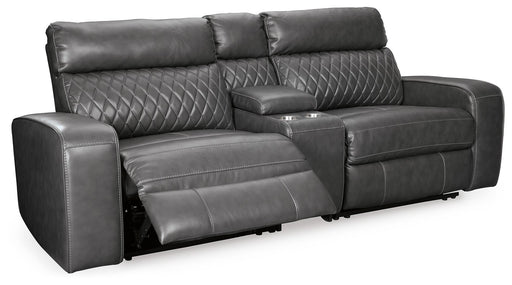 Samperstone 3-Piece Power Reclining Sectional Loveseat - alternate view 2