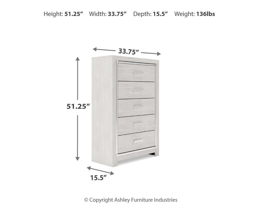 Altyra Five Drawer Chest - alternate view 6