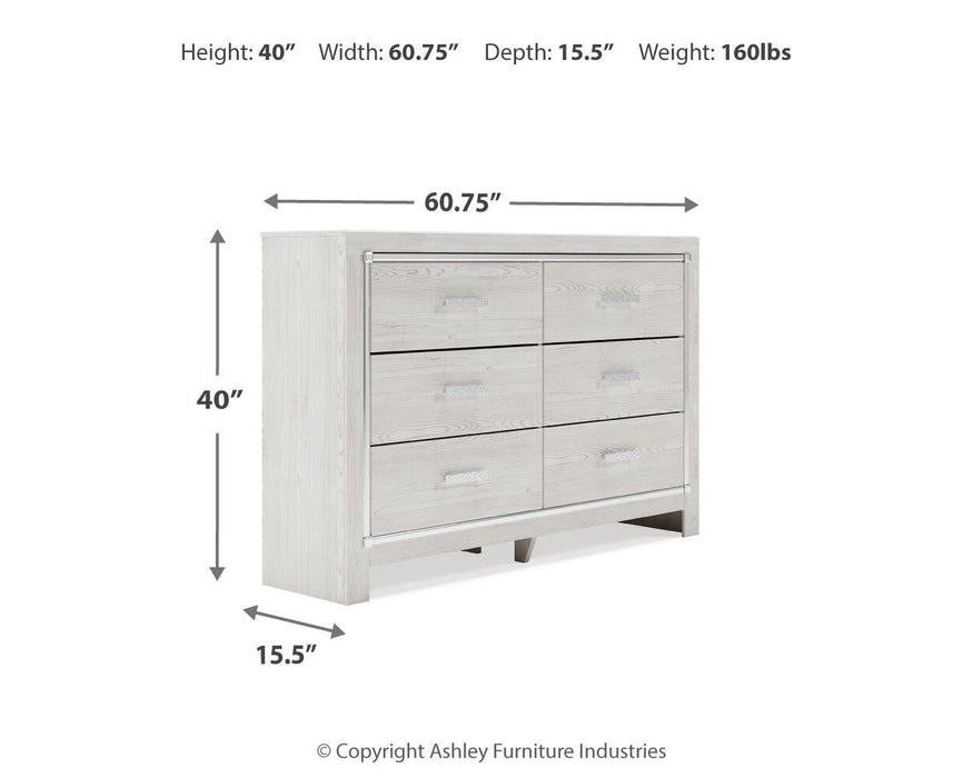 Altyra Six Drawer Dresser - alternate view 7