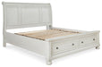 Robbinsdale King Sleigh Bed with Storage - alternate view 3
