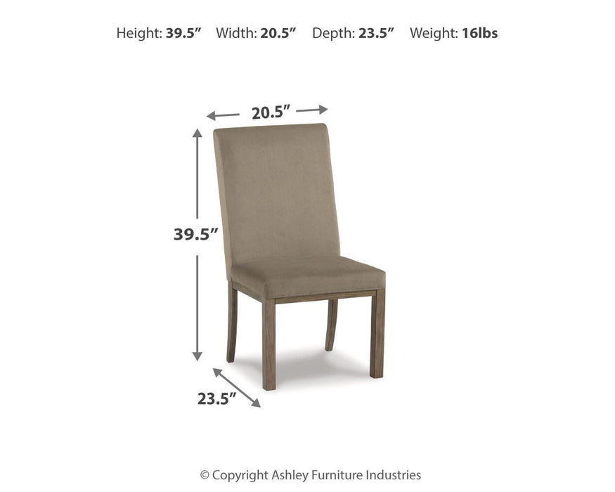 Chrestner Dining UPH Side Chair (2/CN) - alternate view 6