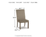Chrestner Dining UPH Side Chair (2/CN) - alternate view 6