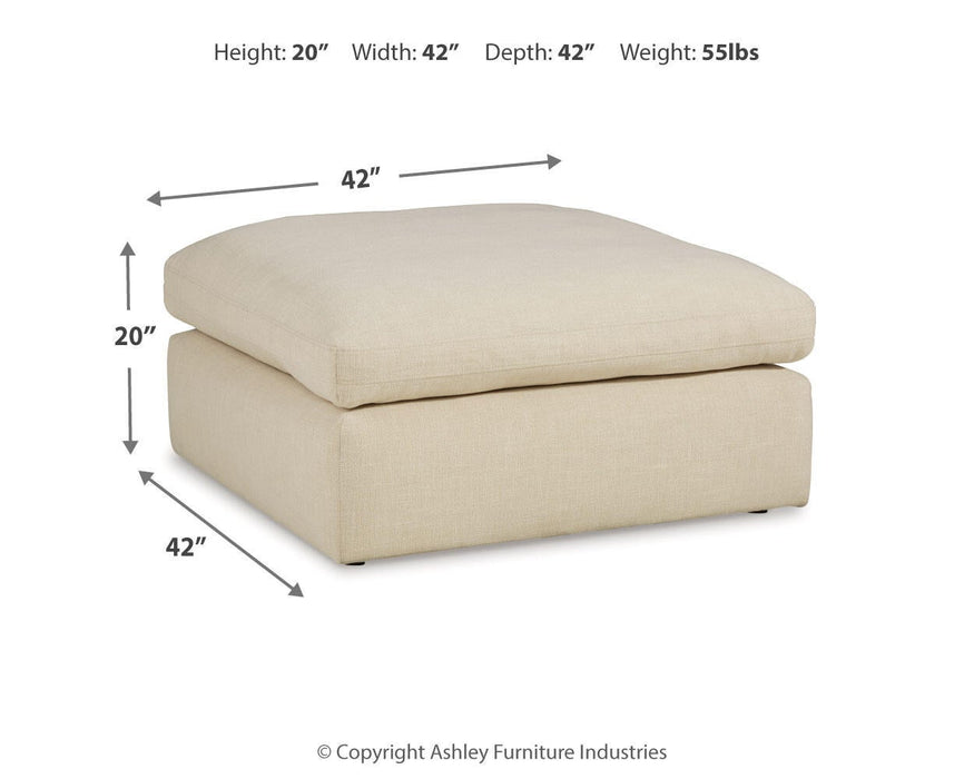 Elyza Oversized Accent Ottoman - alternate view 4