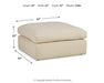 Elyza Oversized Accent Ottoman - alternate view 4