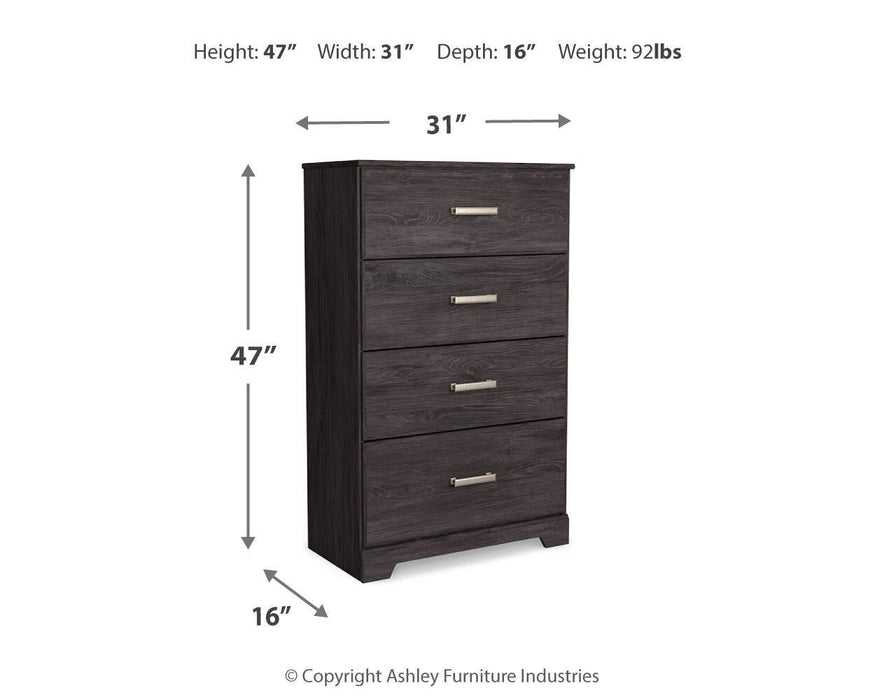Belachime Four Drawer Chest - alternate view 4