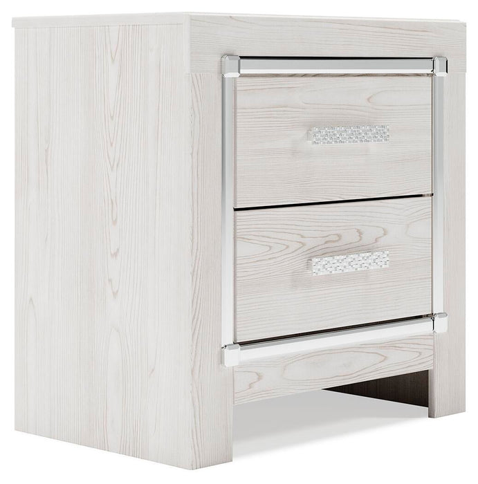 Altyra Two Drawer Night Stand - alternate view 2
