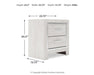 Altyra Two Drawer Night Stand - alternate view 7