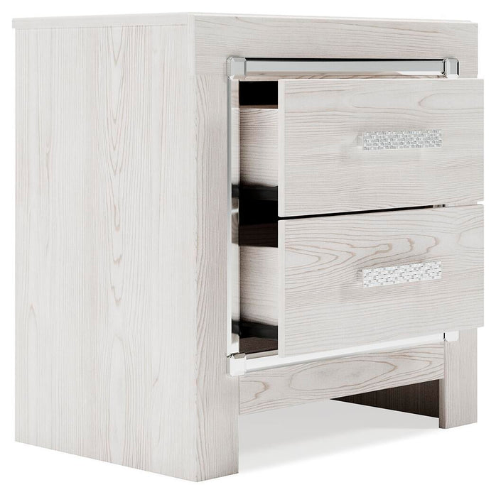 Altyra Two Drawer Night Stand - alternate view 4