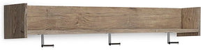 Oliah Wall Mounted Coat Rack w/Shelf - alternate view 2
