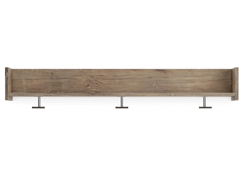 Oliah Wall Mounted Coat Rack w/Shelf - alternate view 3