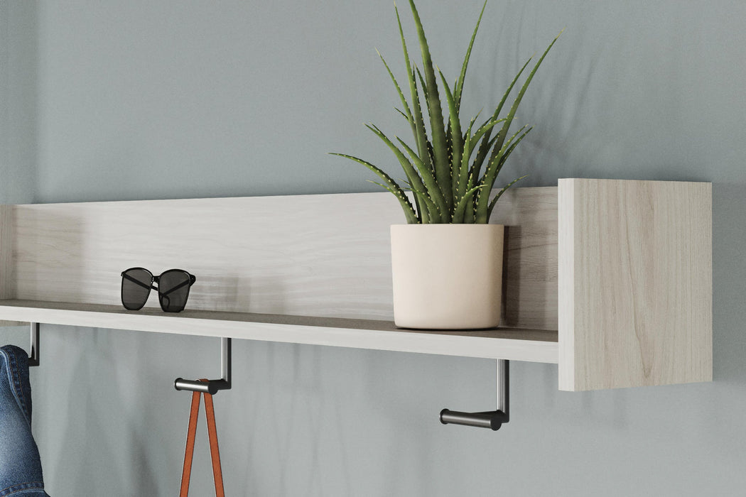 Socalle Wall Mounted Coat Rack w/Shelf - alternate view 5