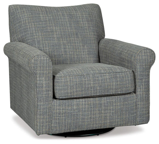 Renley Swivel Glider Accent Chair - alternate view 2