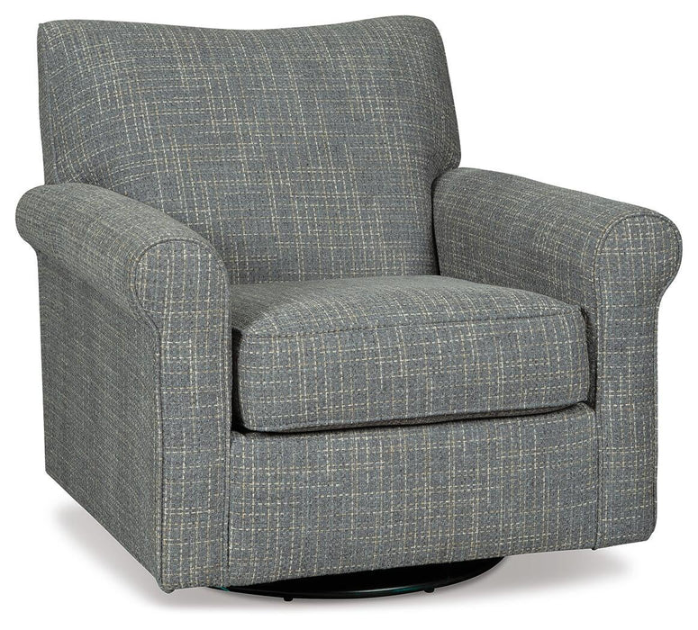 Renley Swivel Glider Accent Chair - alternate view 2