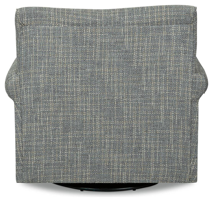 Renley Swivel Glider Accent Chair - alternate view 4