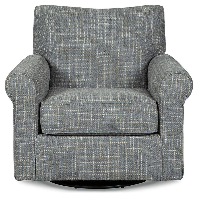 Renley Swivel Glider Accent Chair - alternate view 3