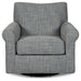 Renley Swivel Glider Accent Chair - alternate view 3