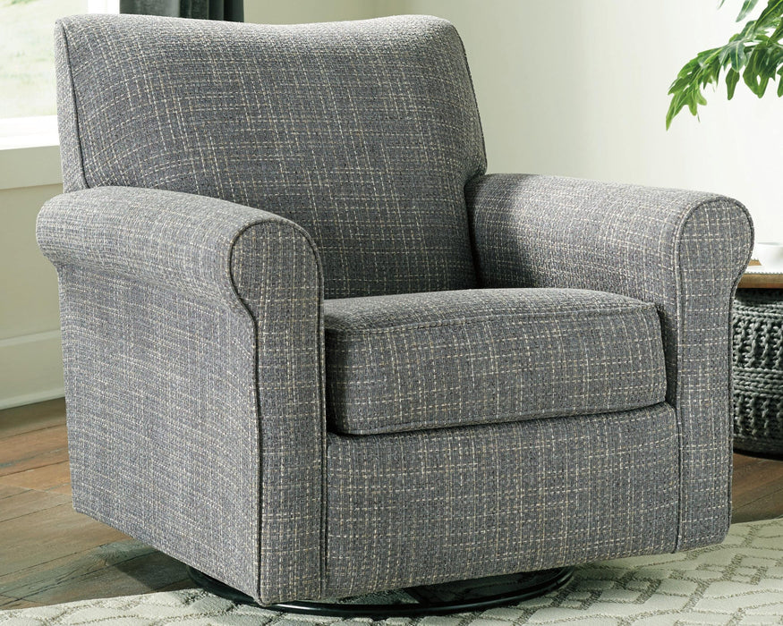 Renley Swivel Glider Accent Chair - alternate view 6
