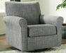 Renley Swivel Glider Accent Chair - alternate view 6