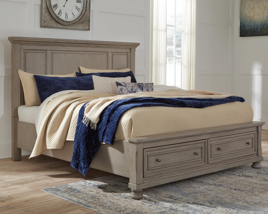 Lettner King Panel Storage Bed - alternate view 3