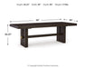 Burkhaus RECT Dining Room EXT Table - alternate view 9