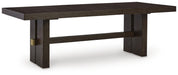 Burkhaus RECT Dining Room EXT Table - alternate view 2