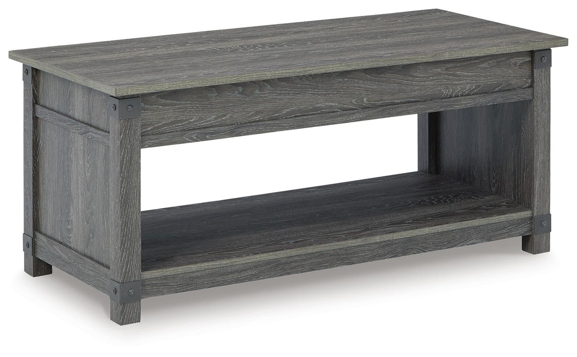 Freedan Rect Lift Top Cocktail Table - alternate view 2