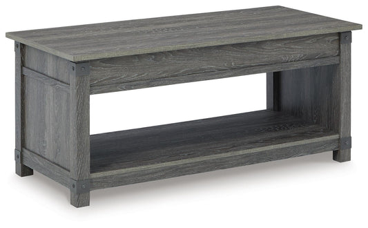 Freedan Rect Lift Top Cocktail Table - alternate view 2