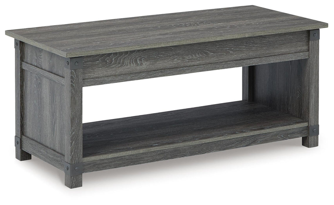 Freedan Rect Lift Top Cocktail Table - alternate view 5