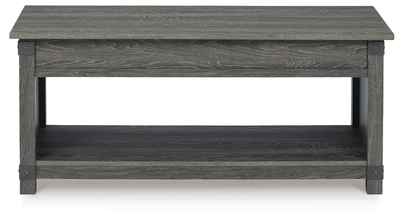 Freedan Rect Lift Top Cocktail Table - alternate view 4
