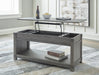 Freedan Rect Lift Top Cocktail Table - alternate view 6