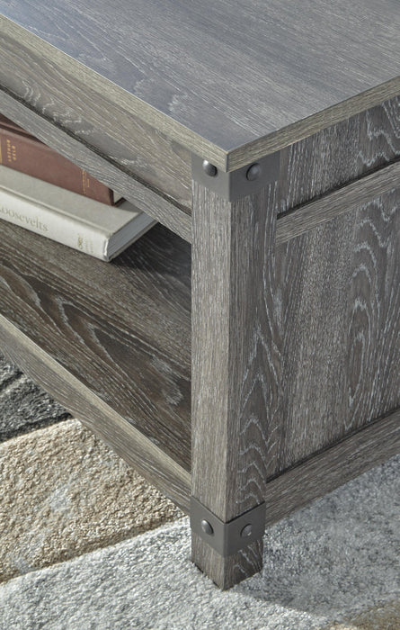 Freedan Rect Lift Top Cocktail Table - alternate view 8