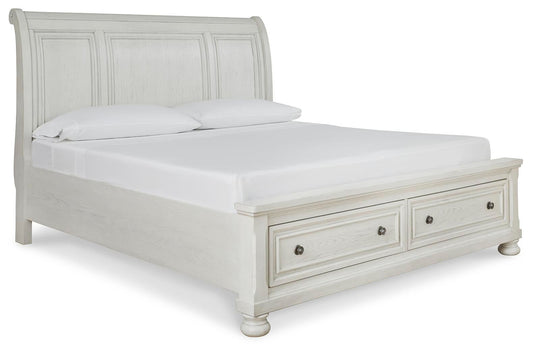 Robbinsdale Queen Sleigh Bed with Storage - alternate view 2