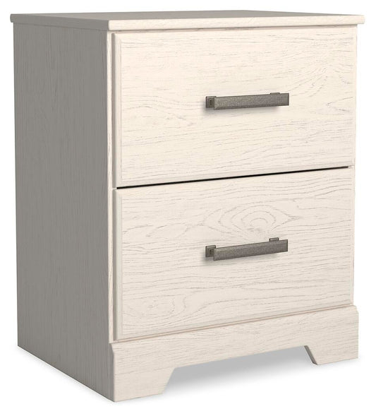 Stelsie Two Drawer Night Stand - alternate view 2