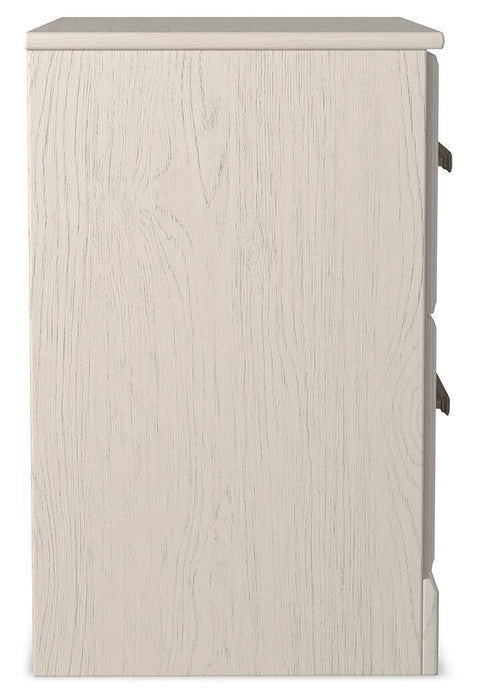Stelsie Two Drawer Night Stand - alternate view 5