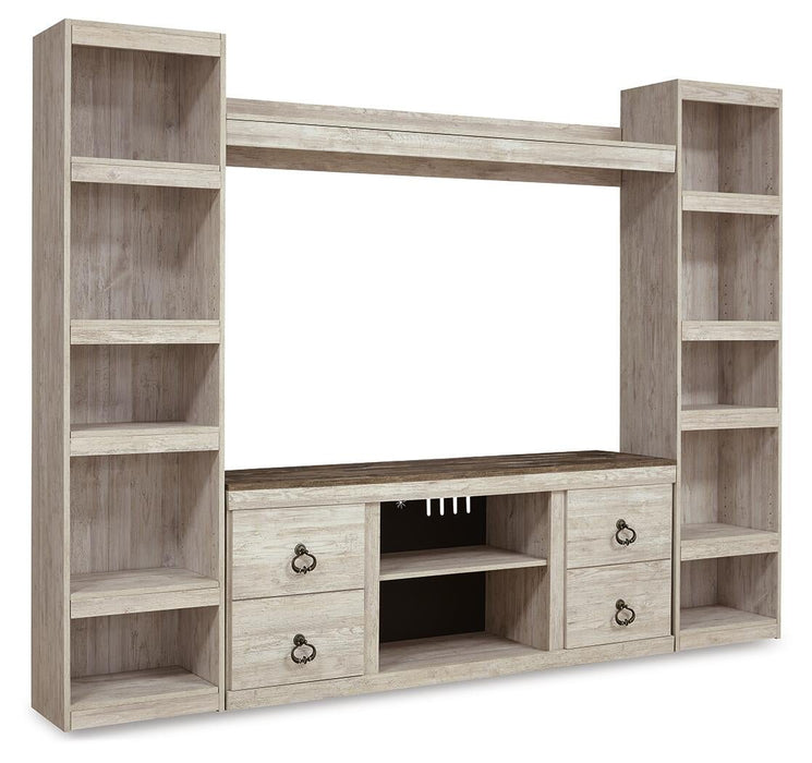 Willowton 4-Piece Entertainment Center - alternate view 2