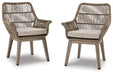 Beach Front Arm Chair With Cushion (2/CN) - alternate view 2