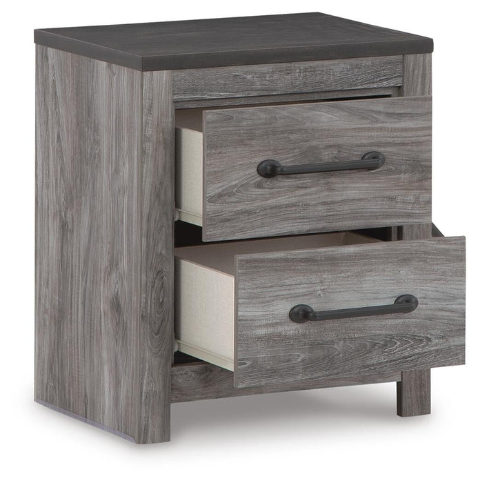 Bronyan Two Drawer Night Stand - alternate view 3