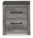 Bronyan Two Drawer Night Stand - alternate view 4