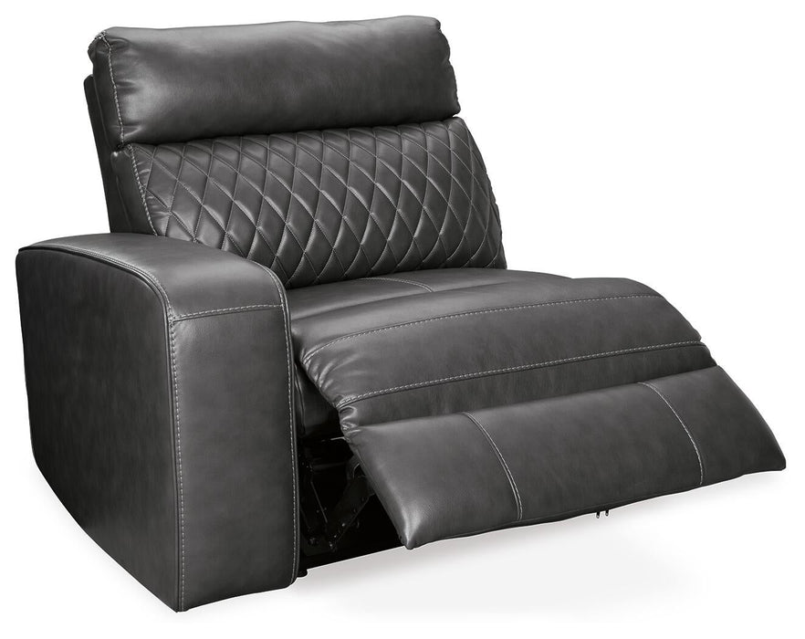 Samperstone 2-Piece Power Reclining Sectional Loveseat - alternate view 3