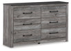 Bronyan Six Drawer Dresser - alternate view 2