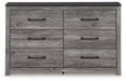 Bronyan Six Drawer Dresser - alternate view 4