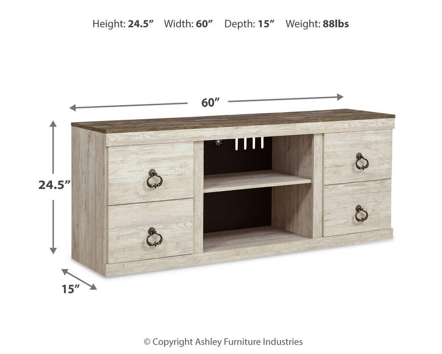 Willowton LG TV Stand w/Fireplace Option - alternate view 7