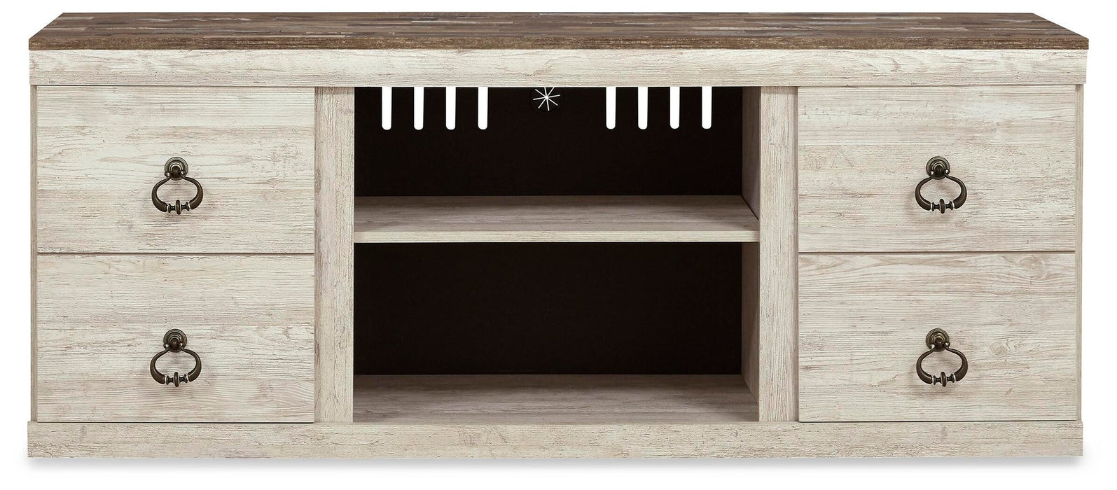 Willowton LG TV Stand w/Fireplace Option - alternate view 4
