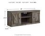 Wynnlow LG TV Stand w/Fireplace Option - alternate view 8