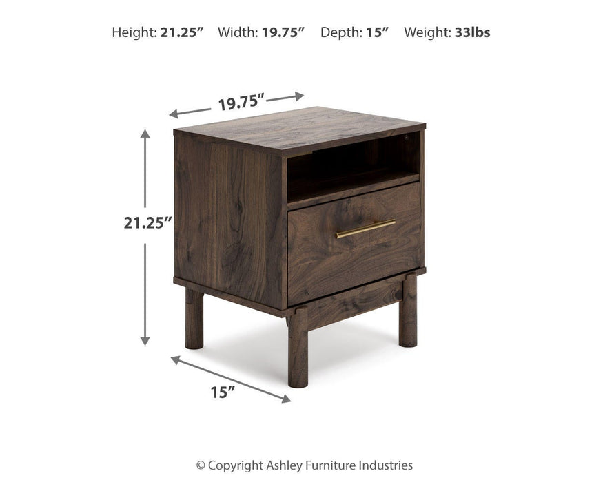 Calverson One Drawer Night Stand - alternate view 8